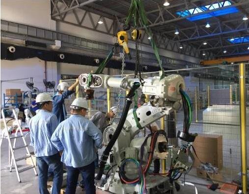 ABB機器人二軸三軸減速機漏油維修更換步驟